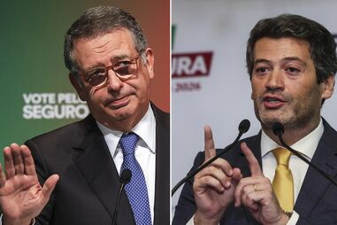 Segundo dia de campanha após o mau tempo com Seguro na Margem Sul e Ventura no Centro