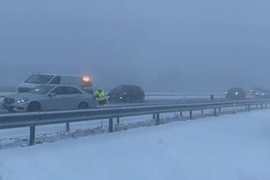 Troço do IP4 cortado e A24 condicionada por causa da neve em Vila Real