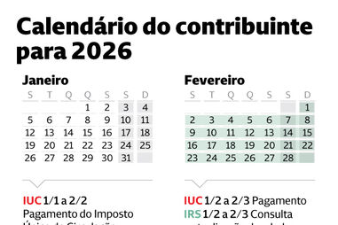 Calendario do Contribuinte