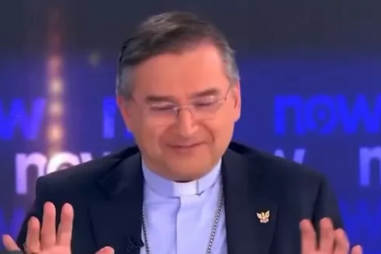 O momento em que golo do Benfica interrompe emissão do canal NOW e “assusta” Cardeal Américo Aguiar