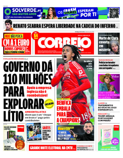 Capa do jornal