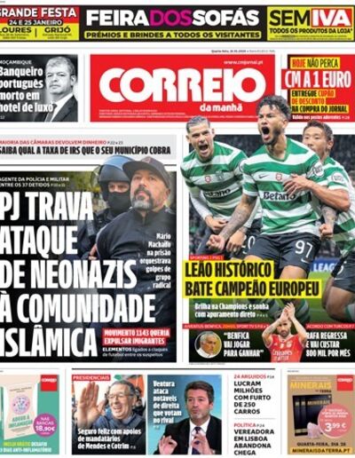 Capa do jornal