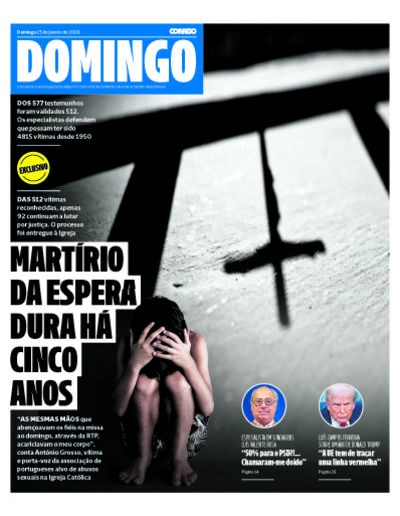 Capa de domingo, 25 de janeiro de 2026