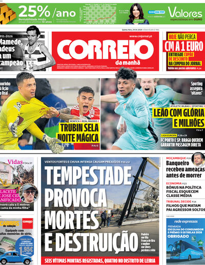 Capa do jornal
