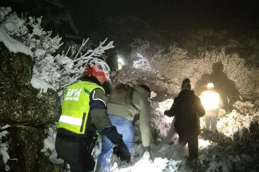 Seis turistas resgatados pela GNR na Serra da Estrela