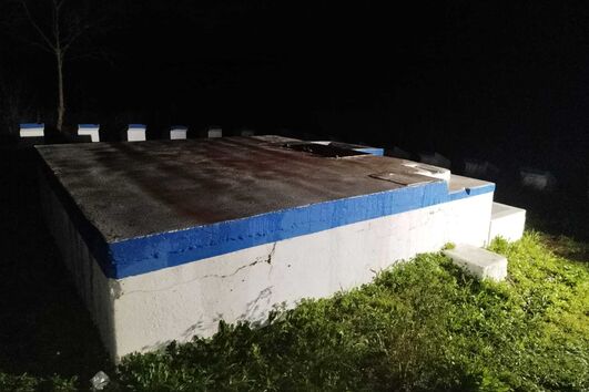 Poço onde foi encontrado corpo da vítima