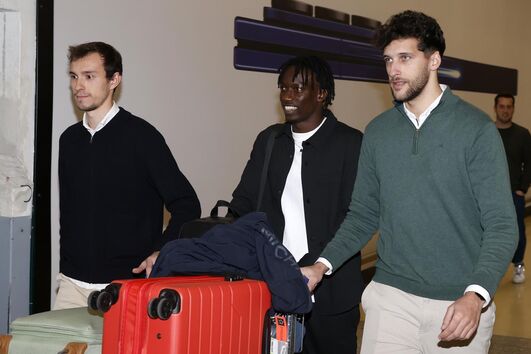 Faye à chegada a Lisboa