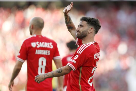 Rafa a jogar pelo Benfica