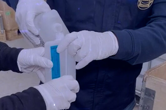 As imagens da apreensão da PJ de 82 mil litros de droga da violação no Alentejo