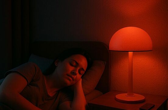 Lâmpada vermelha noturna ajuda a dormir melhor e respeitar o ritmo natural do corpo