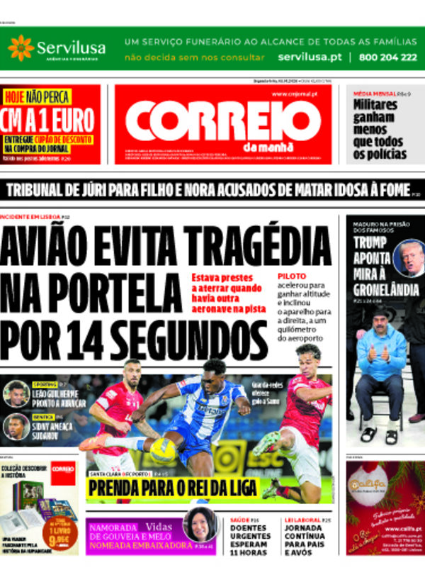 Capa do jornal