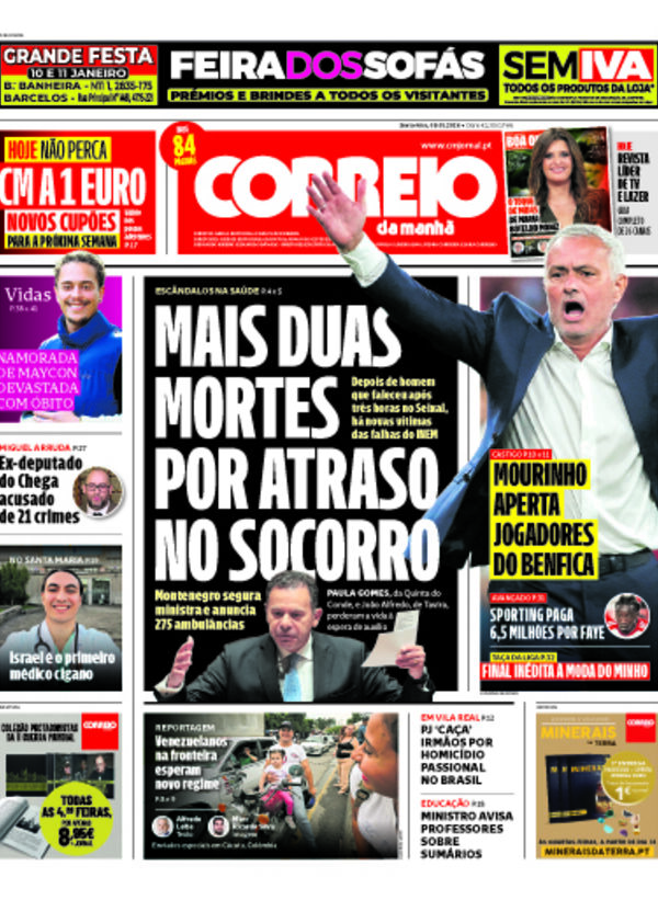 Capa do jornal