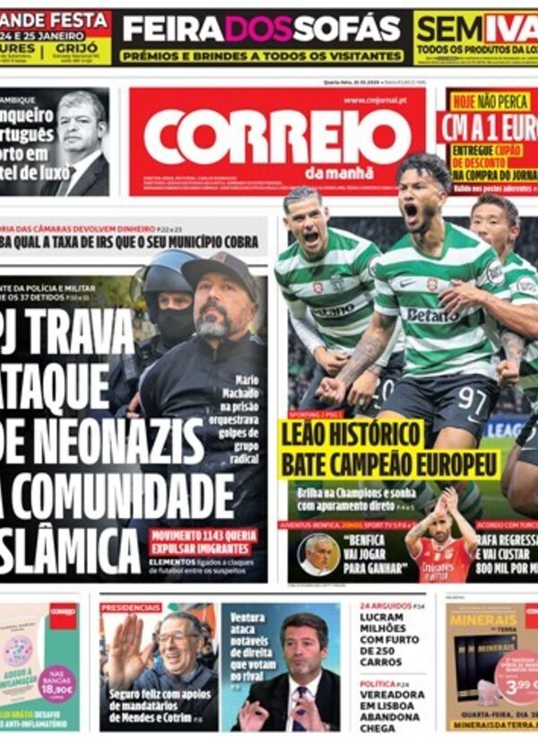Capa do jornal