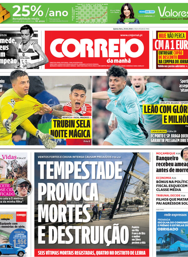 Capa do jornal
