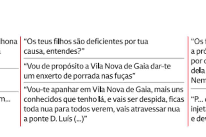 As frases do terror enviadas para enfermeira perseguida na 'net'