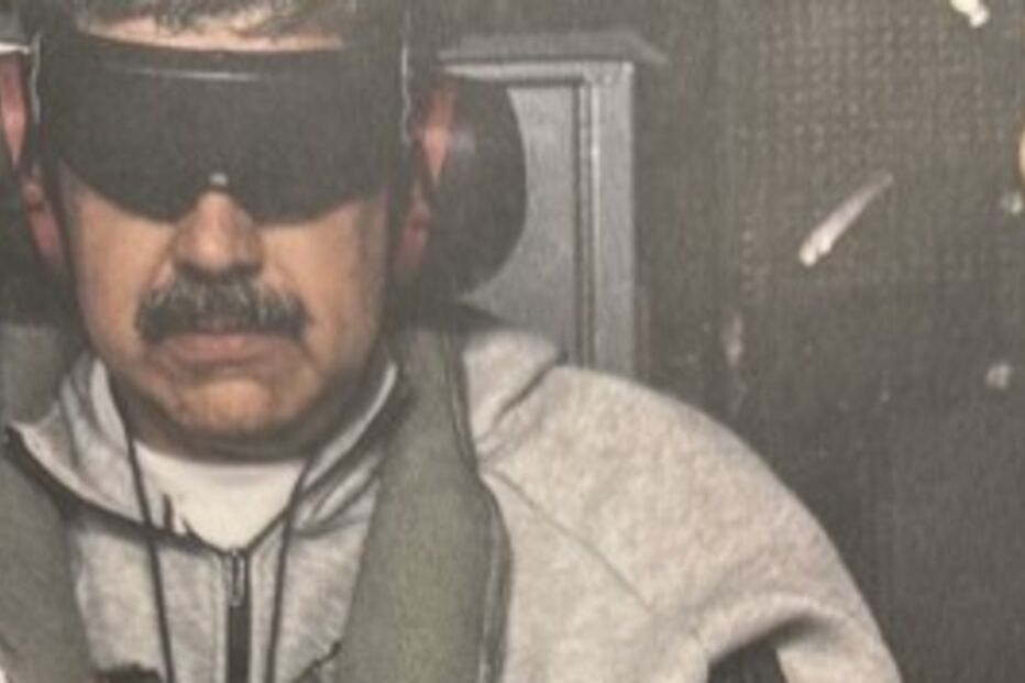 Revelada a primeira imagem de Nicolás Maduro após ser capturado pelos EUA