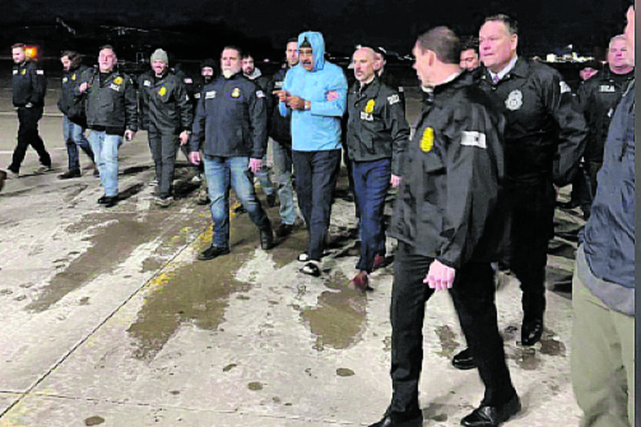 Primeiras imagens de Maduro nos EUA