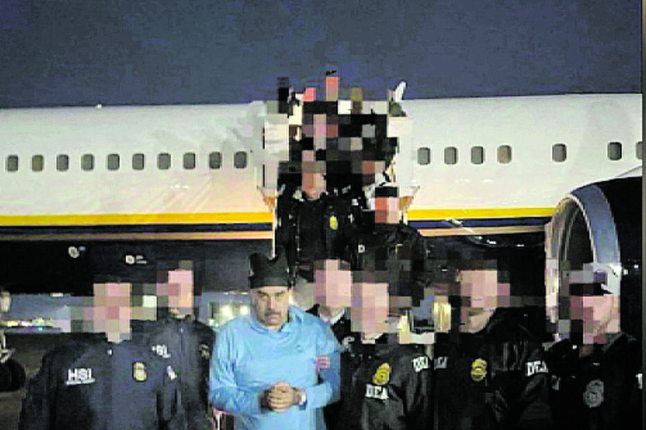 Primeiras imagens de Maduro nos EUA