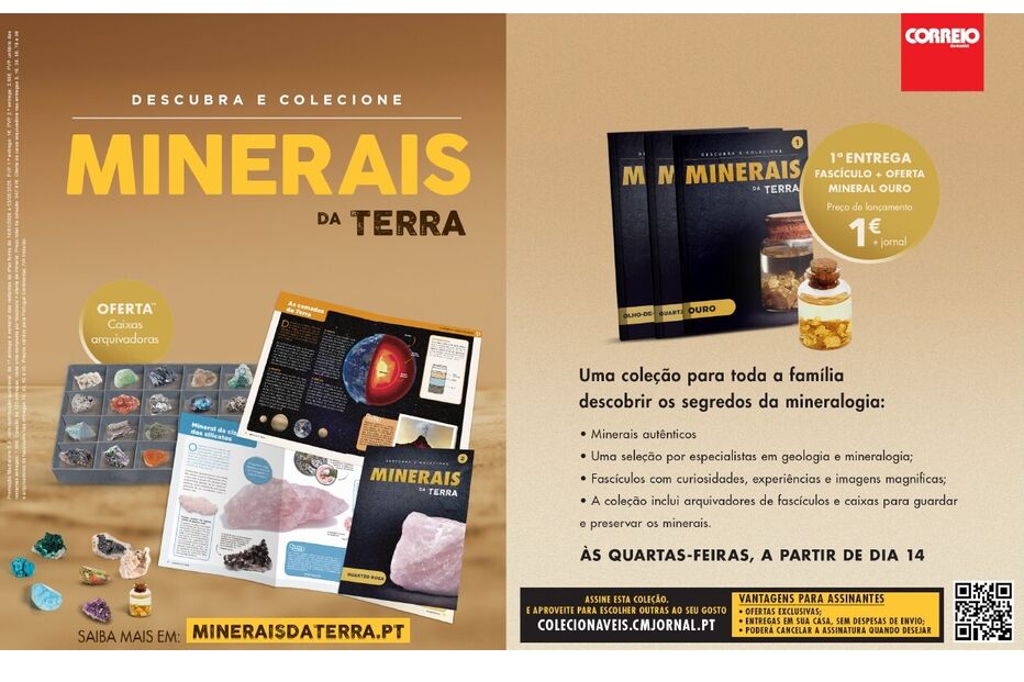 Coleção Minerais da Terra: descubra os segredos da mineralogia