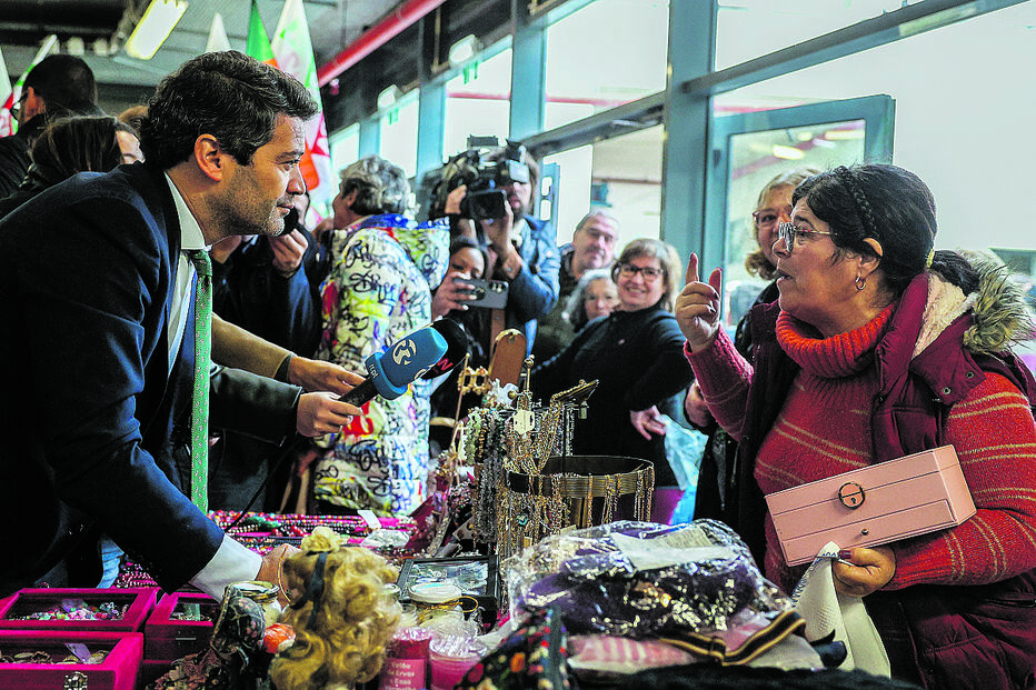 Ventura visitou o Mercado de Ourém