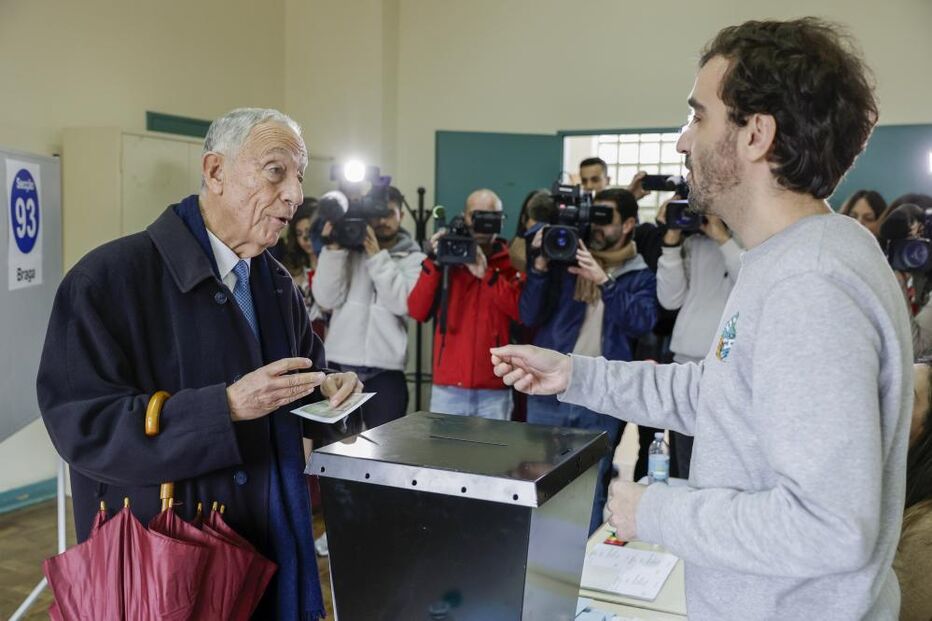 Marcelo Rebelo de Sousa vota em Braga nas eleições