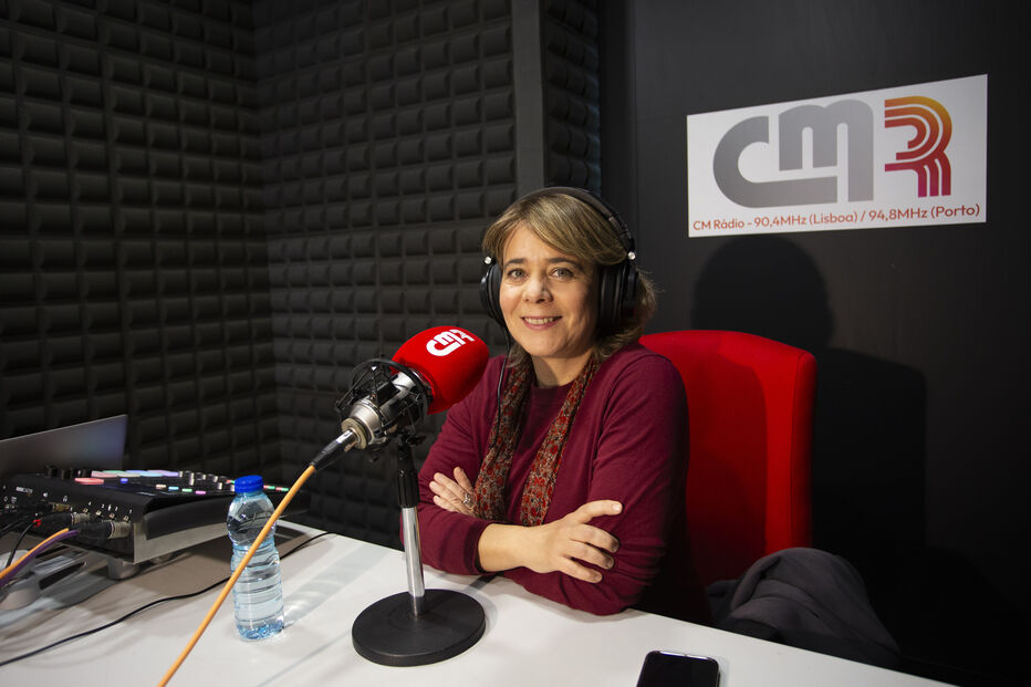 Candidatos às eleições na CM Rádio, com Cotrim e Catarina
