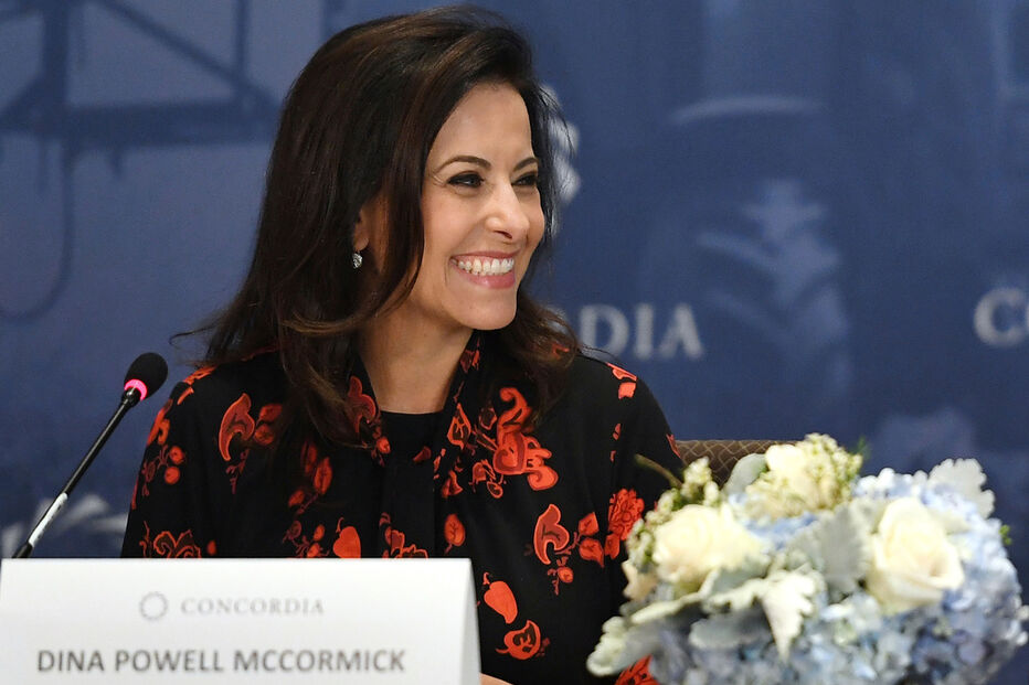 Dina Powell McCormick, nova presidente da Meta, ex-assessora de Trump