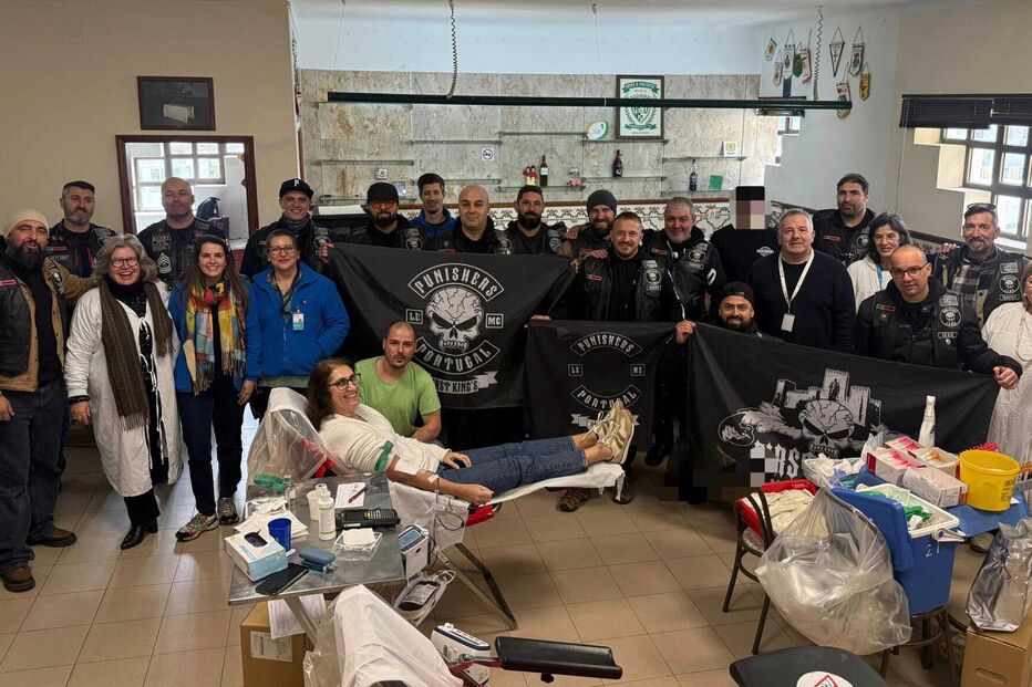 Motards organizam dádiva de sangue em Anadia