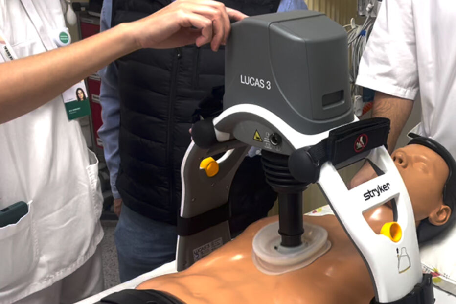 Equipamento 'Lucas' reforça resposta à paragem cardiorrespiratória no Hospital de Leiria.
