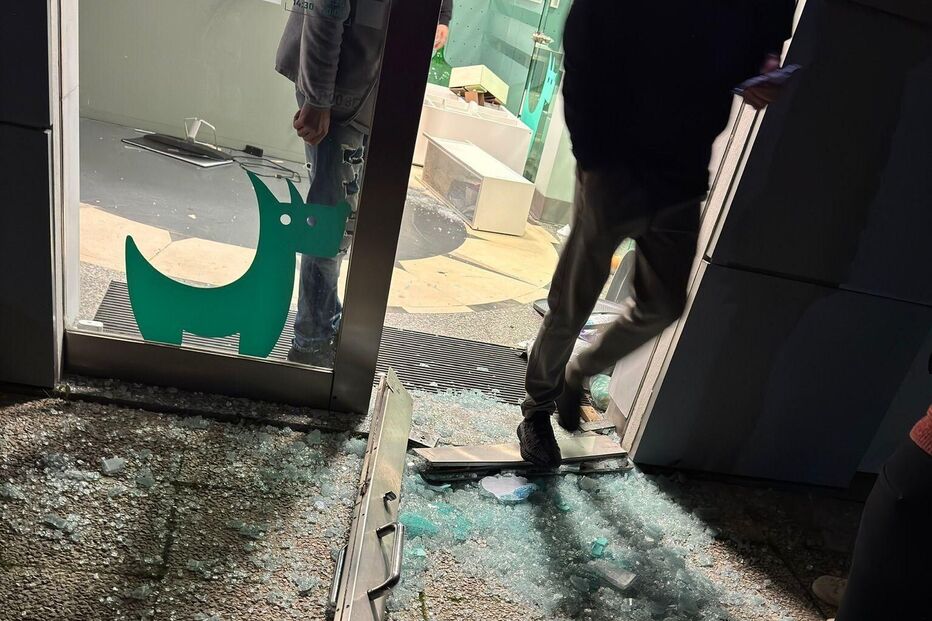 Mãe e filha agredidas e ameaçadas com arma por dois homens em clínica veterinária na Maia. Espaço ficou destruído