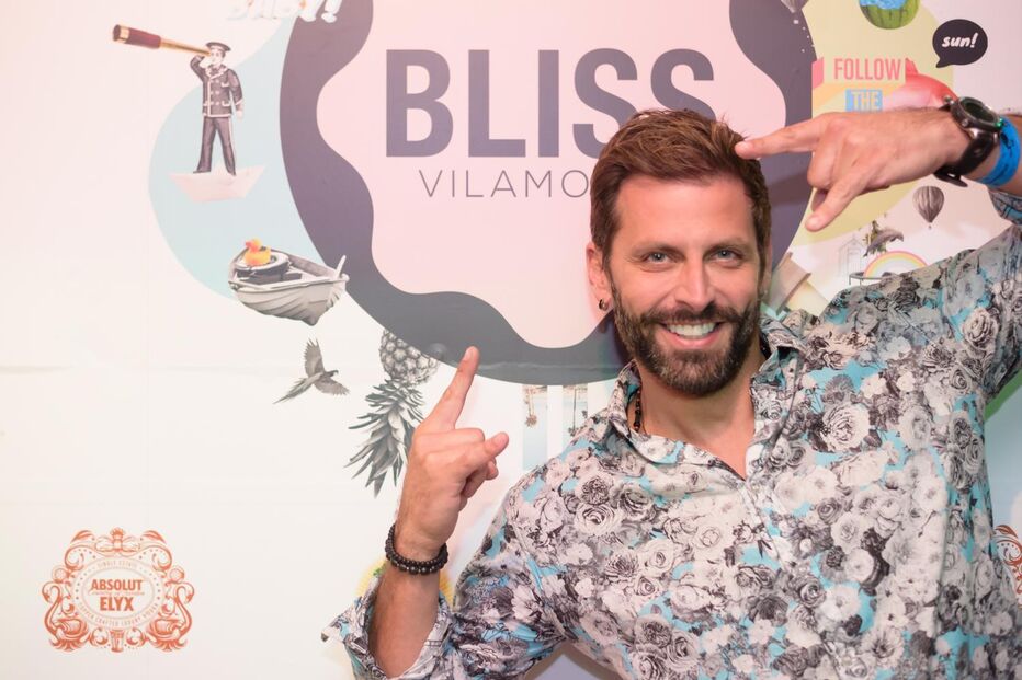 Henri Castelli posa no Bliss Vilamoura