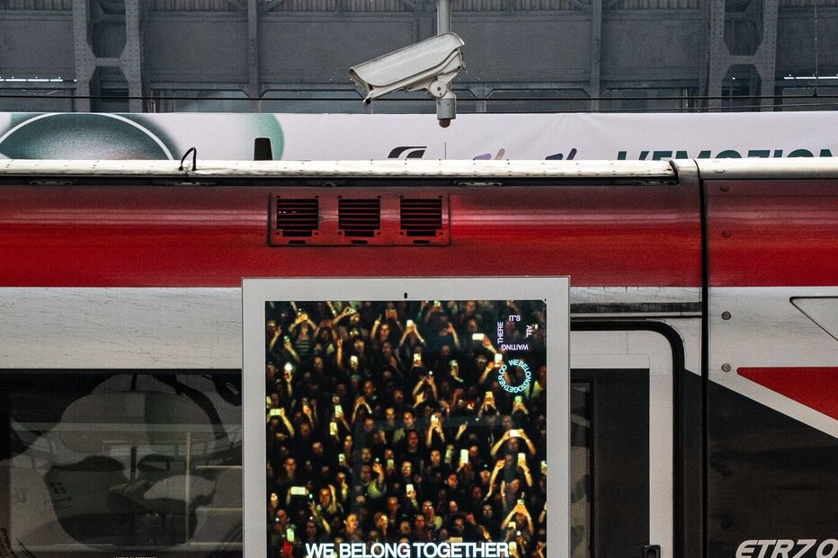 Cartaz visto em Itália 