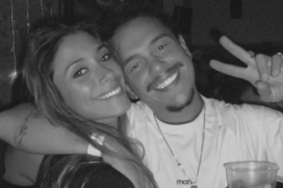 Maycon Douglas e namorada Raquel Coelho