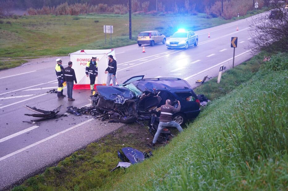 Três mortos em acidente no IC2 no concelho de Pombal