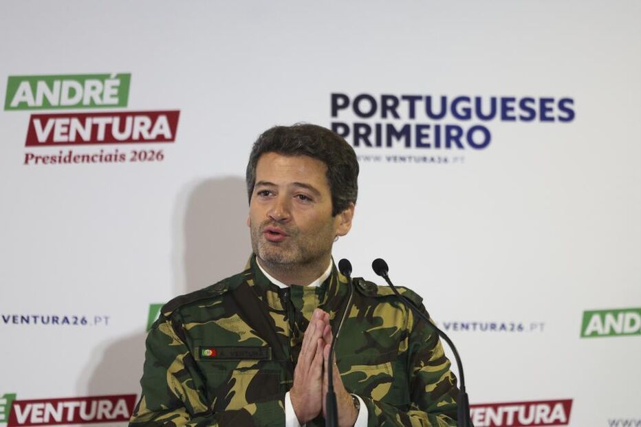 André Ventura, candidato presidencial, promete ordem no país