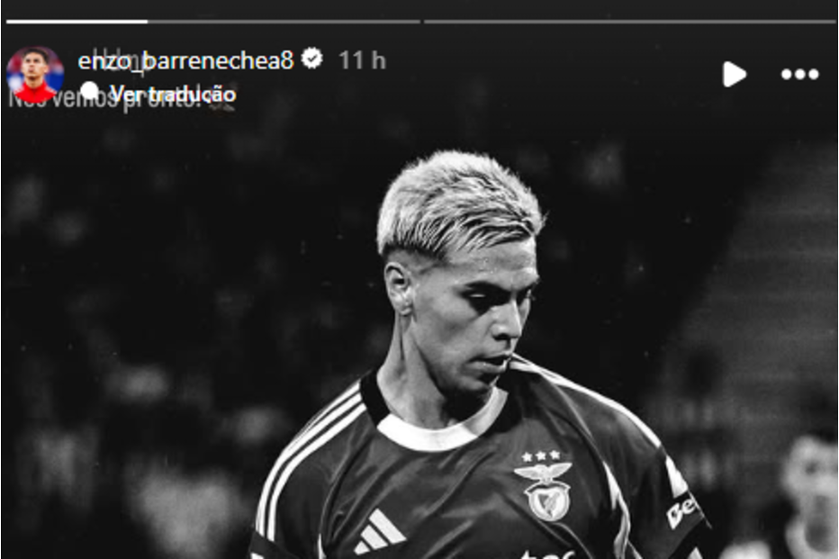 Enzo Barrenechea insulta FC Porto em publicação nas redes sociais