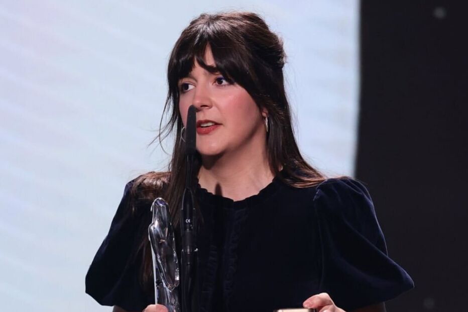 Laura Carreira discursa após receber prémio em Berlim