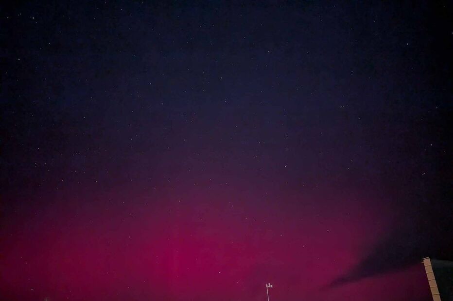 Auroras boreais em Bragança