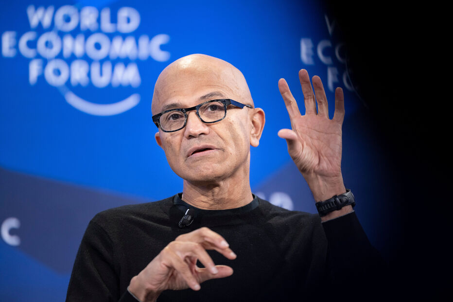 CEO da Microsoft discursa sobre benefícios da IA