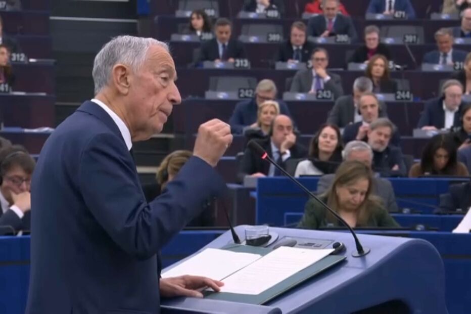 Marcelo Rebelo de Sousa no Parlamento Europeu 