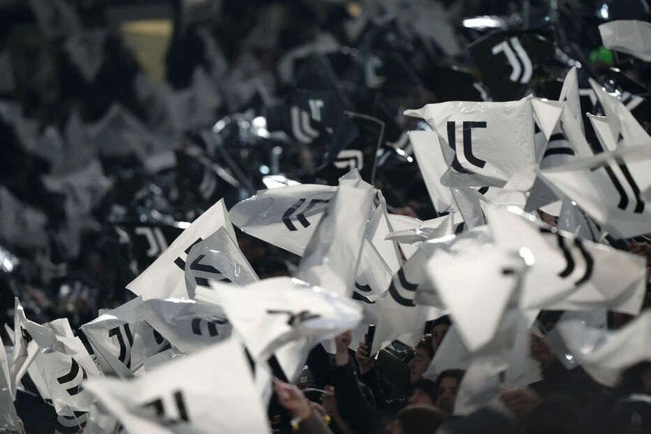 Jogo da Liga dos Campeões entre Juventus e Benfica em Turim