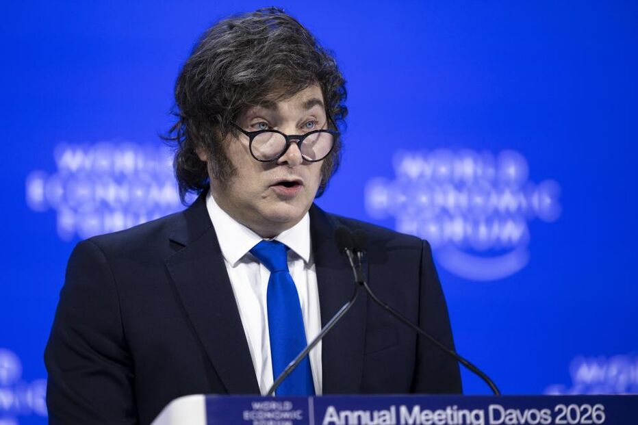 Javier Milei discursa em Davos sobre o despertar do mundo e o papel da América
