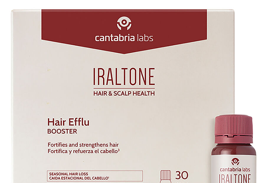 Iraltone Hair Efflu Booster para cabelo e couro cabeludo saudáveis