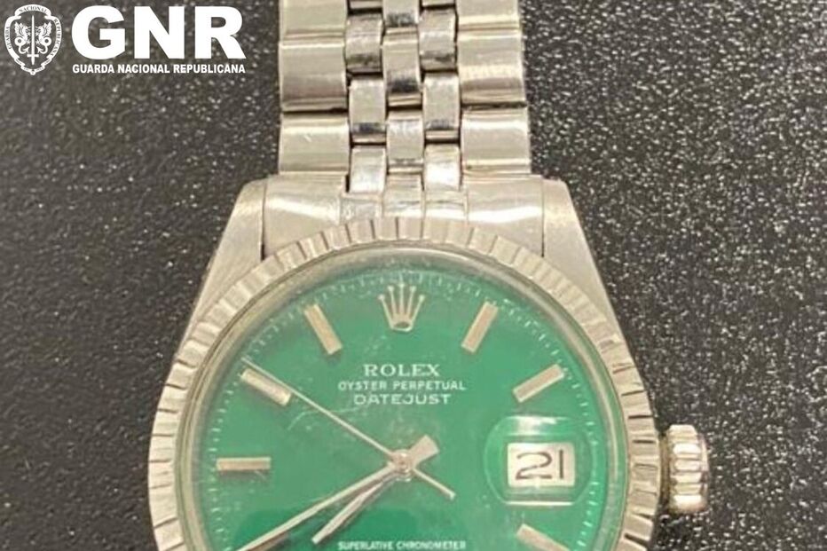 GNR recupera relógio avaliado em 8 mil euros furtado a idoso