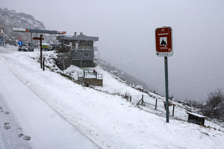 Neve na Serra da Gralheira, Cinfães