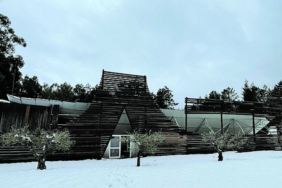 Telhado da capela dos escuteiros desabou