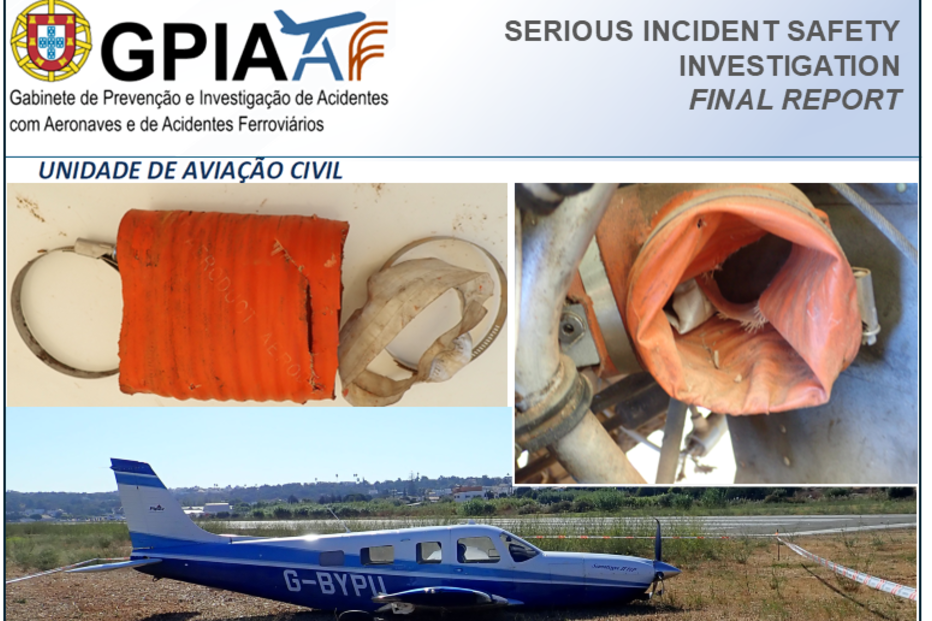 Despenhamento de avião em Portimão devido a manutenção defeituosa