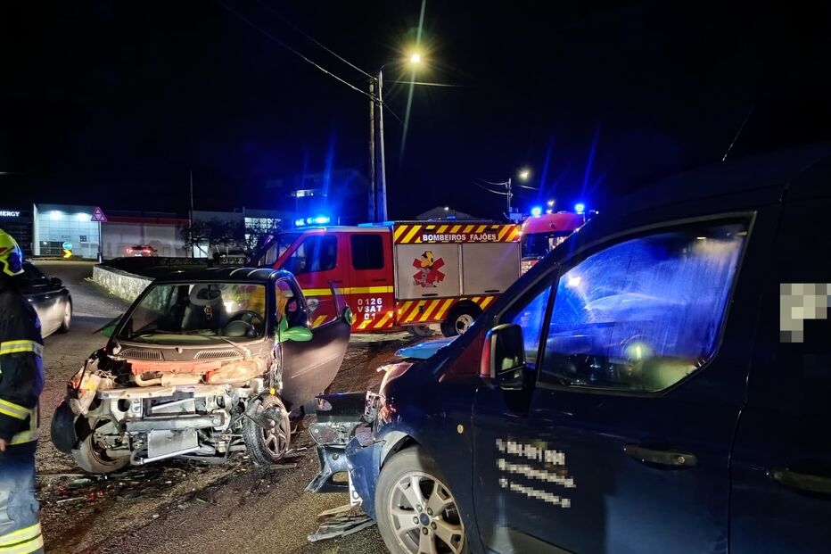 Colisão ocorreu em Macieira de Sarnes