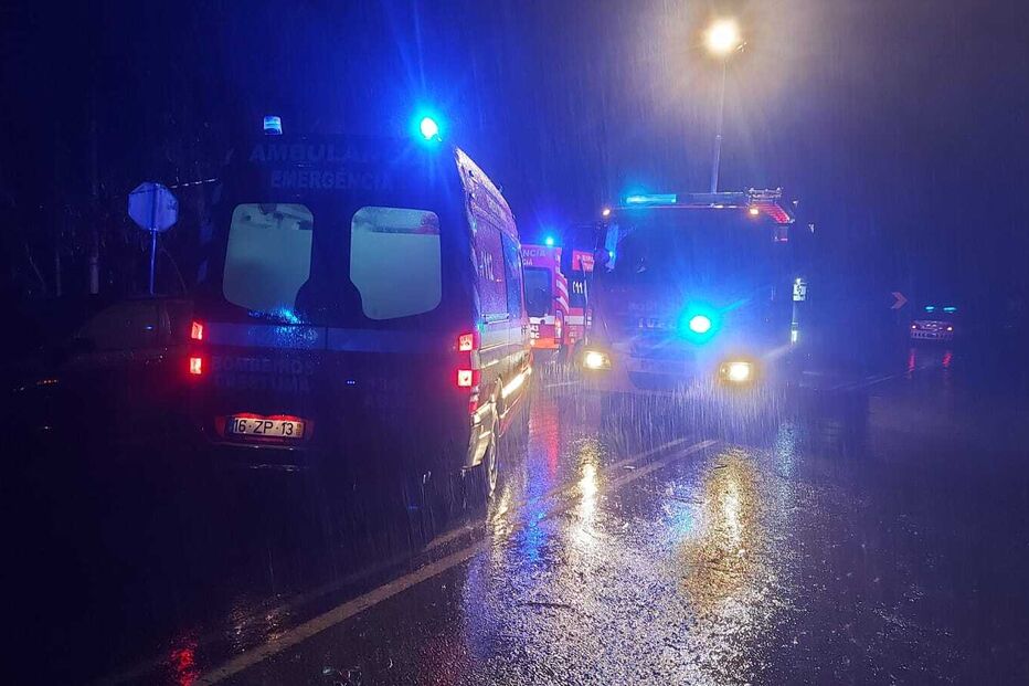 Dois jovens feridos em despiste de carro em Vila Nova de Gaia