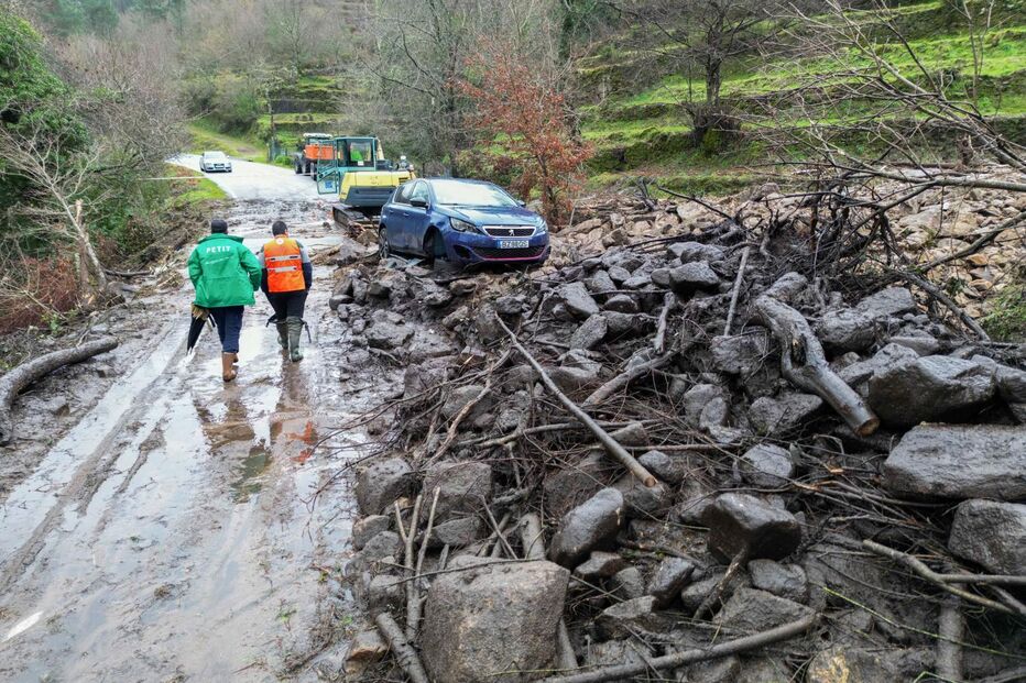 Deslizamento de terras na freguesia de Sistelo, Arcos de Valdevez